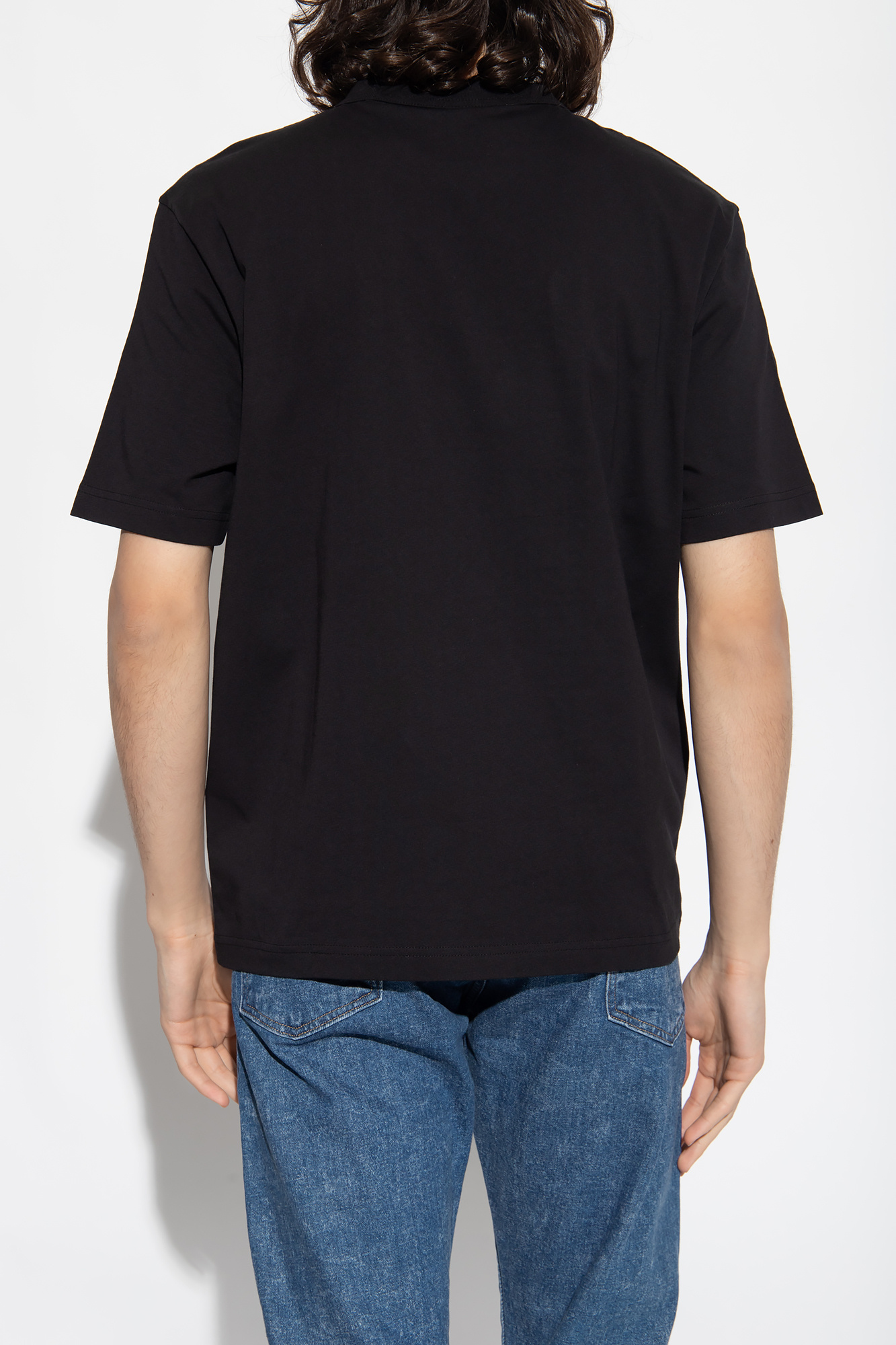 shirt PS Paul Smith - Black Printed T - Y-3 logo-print track